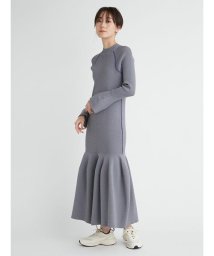 emmi atelier(emmi　atelier)/【emmi atelier】ラインニットワンピース/GRY