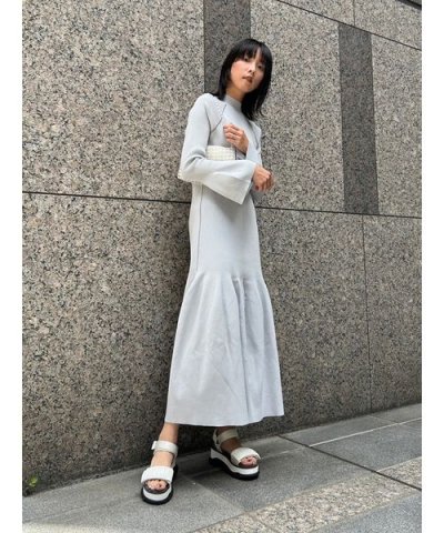 【emmi atelier】ラインニットワンピース