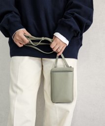 UNGRID bag(アングリッド　バッグ)/本革　スマートショルダーウォレット　お財布機能付きマルチ　ミニショルダーバッグ/OLV