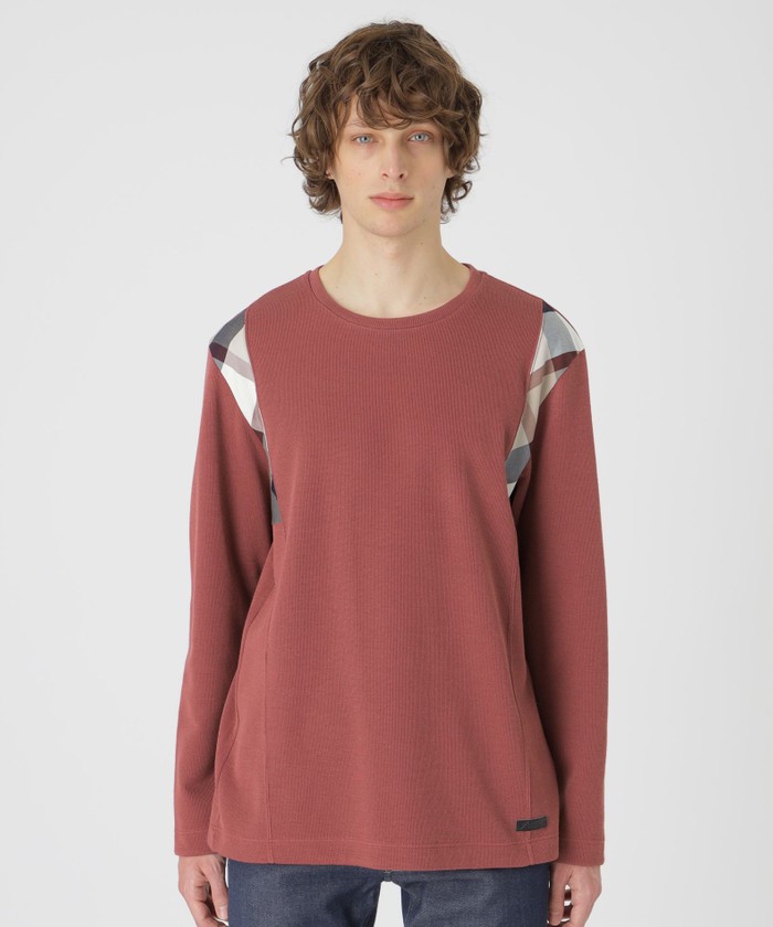 限定】パーシャルチェックニットソー(505738953)｜HANKYU MEN'S / 阪急