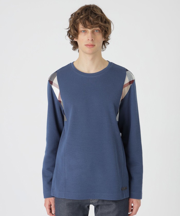 限定】パーシャルチェックニットソー(505738953)｜HANKYU MEN'S / 阪急