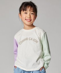 COMME CA ISM KIDS(コムサイズム（キッズ）)/ロゴプリントＴシャツ/オフホワイト