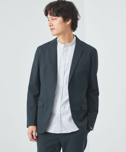 green label relaxing(グリーンレーベルリラクシング)/TR ホップサック ナロー ジャケット －ストレッチ－/NAVY