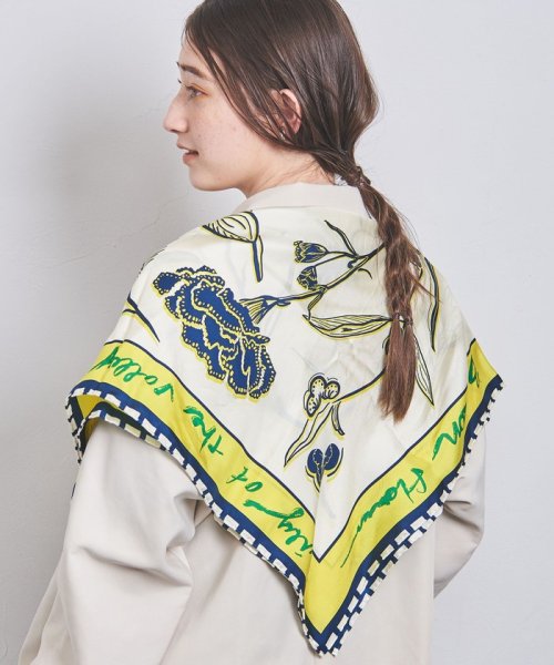 ＜manipuri＞シルク スカーフ L 24SS 