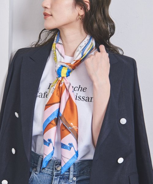 ＜manipuri＞シルク スカーフ L 24SS 