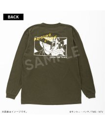 TMS SHOP(トムスショップ)/ルパン三世　長袖Tシャツ　次元/アーミーグリーン