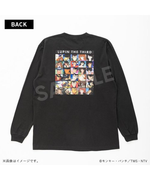 TMS SHOP(トムスショップ)/ルパン三世　長袖Tシャツ　PART1~6/スモークブラック