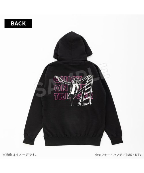 TMS SHOP(トムスショップ)/ルパン三世　ジップパーカー　次元/ブラック