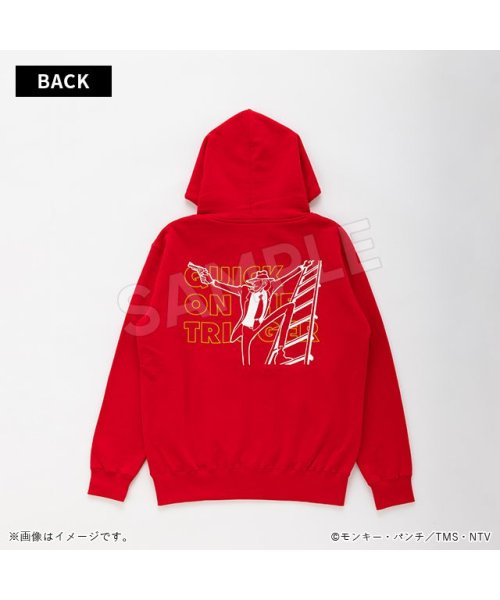 TMS SHOP(トムスショップ)/ルパン三世　ジップパーカー　次元/レッド