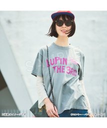 TMS SHOP(トムスショップ)/ルパン三世　半袖Tシャツ　LUPIN THE 3RD/グレー