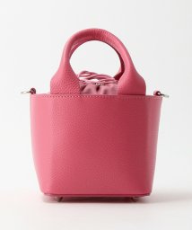 green label relaxing(グリーンレーベルリラクシング)/＜PRATO MADE IN ITALY＞ボックス 2WAY バッグ/PINK