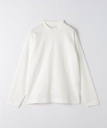 green label relaxing(グリーンレーベルリラクシング)/L/A ポンチ モックネック カットソー/WHITE