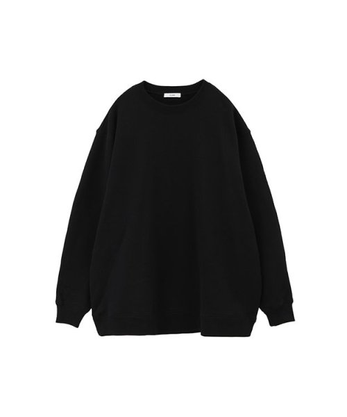 CLANE(クラネ)/C SWEAT TOPS/BLACK