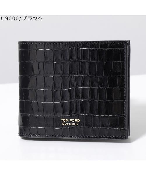 セール】TOM FORD 二つ折り財布 Y0228 LCL239 クロコダイル(505861472 