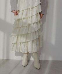 MIELI INVARIANT(ミエリ インヴァリアント)/Wrinkle Tiered Skirt/その他