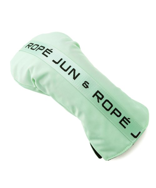 JUN and ROPE(ジュン＆ロペ)/【2024年新色】【ユニセックス】ロゴテープドライバー用ヘッドカバー/ライトグリーン（33）