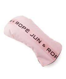 JUN and ROPE(ジュン＆ロペ)/【2024年新色】【ユニセックス】ロゴテープドライバー用ヘッドカバー/ピンク（63）