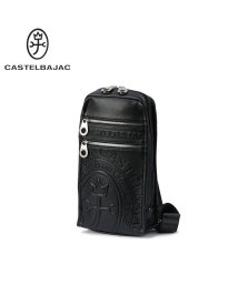 CASTELBAJAC(カステルバジャック)/カステルバジャック ボディバッグ ワンショルダーバッグ メンズ ブランド 斜めがけ 縦 CASTELBAJAC ダナン 45911/ブラック