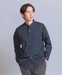 BEAUTY&YOUTH UNITED ARROWS(ビューティーアンドユース　ユナイテッドアローズ)/70/2 ブロード バンドカラー リラックスレギュラー シャツ/DK.GRAY