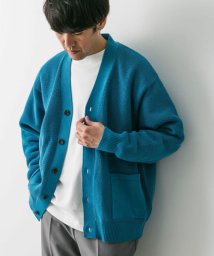 URBAN RESEARCH DOORS(アーバンリサーチドアーズ)/ハードニットカーディガン/BLUE