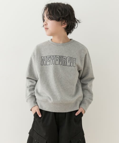 URBAN RESEARCH DOORS（Kids）(アーバンリサーチドアーズ（キッズ）)/『WEB/一部店舗限定』『親子リンク』フロッキーロゴスウェット(KIDS)/TOPGRAY