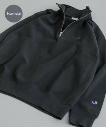 URBAN RESEARCH(アーバンリサーチ)/『別注』Champion×URBAN RESEARCH　HALF ZIP SWEAT/BLACK