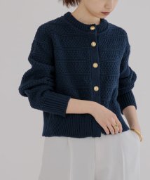 URBAN RESEARCH(アーバンリサーチ)/クルーネックショートカーディガン/NAVY