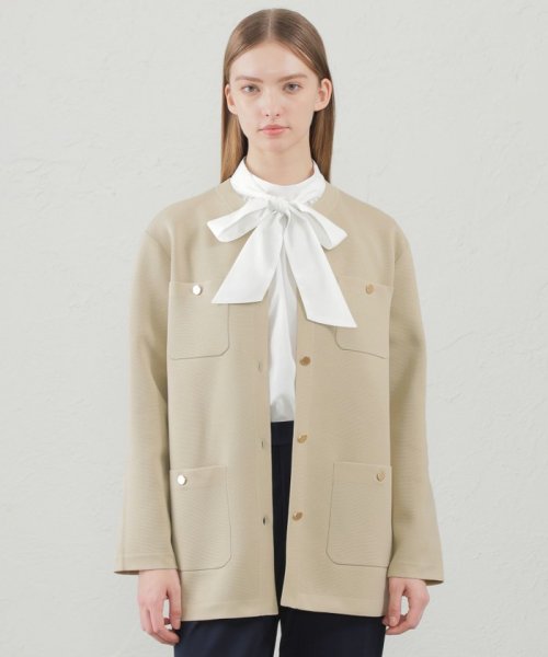 ミラノリブニットジャケット 