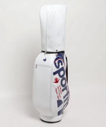 le coq sportif GOLF (ルコックスポルティフ（ゴルフ）)/大口径 キャディバッグ 3.4kg/9.5型/6分割/47インチ対応/ホワイト