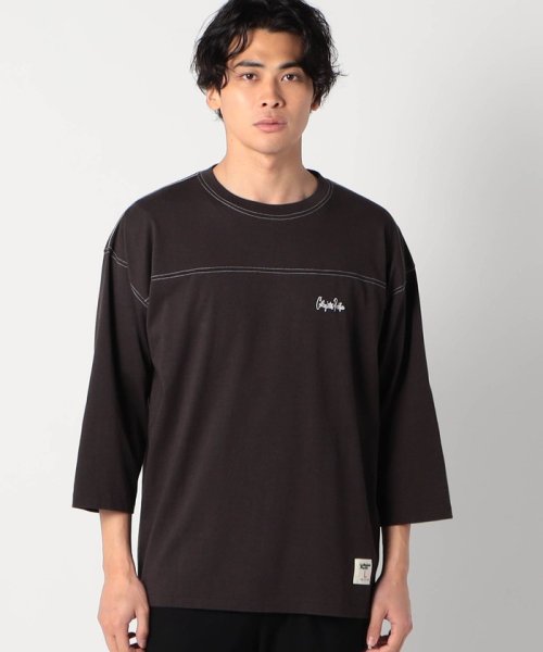 Grand PARK(グランドパーク)/Collegiate Pacific(カレッジエイト パシフィック)フットボールＴシャツ/39チャコールグレー