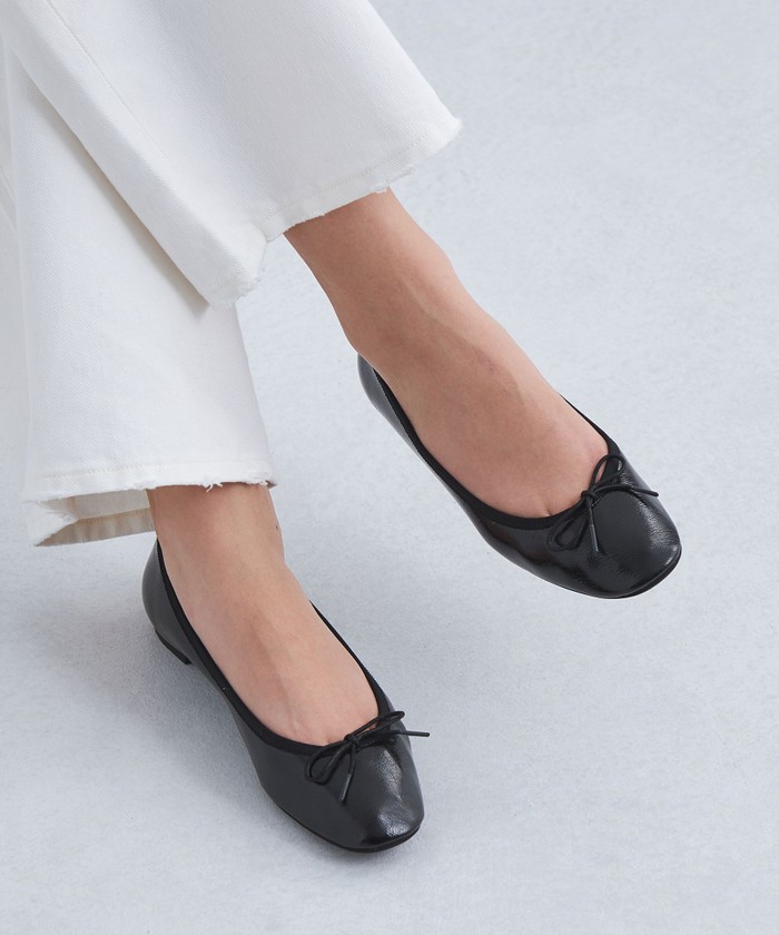 ZARA 隠し ヒール メッシュ バレエフラットシューズ 36 ZARA 隠し ヒール メッシュ バレエフラットシューズ 36