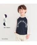 BRANSHES/配色ラグランスリーブ長袖Tシャツ　ロンT/505851096