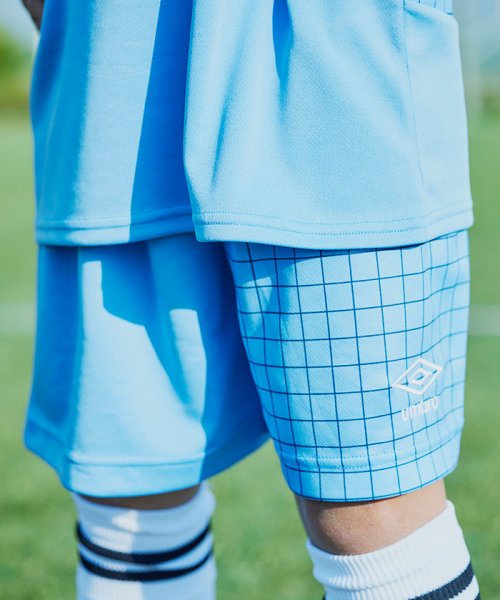 umbro(アンブロ)/STARTER はじめてプラクティスパンツ｜ジュニア｜吸汗｜速乾｜UVカット/セルリアンブルー