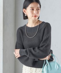 SHIPS WOMEN(シップス　ウィメン)/〈手洗い可能〉ペーパー コットン プルオーバー 24SS ◇/ダークグレー