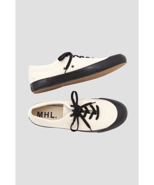 MHL.(エムエイチエル)/MOONSTAR CANVAS TRAINER/ECRU2