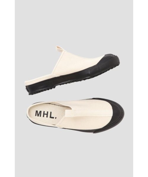 MHL.(エムエイチエル)/MOONSTAR CANVAS SLIP ON/ECRU2