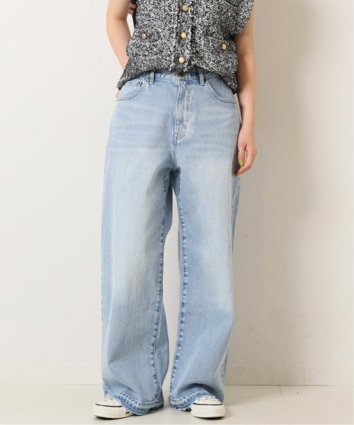 Spick & Span(スピック＆スパン)/≪追加2≫5 1/2 LOOSE－STRAIGHT DENIM/サックスブルー