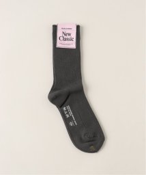NOBLE(ノーブル)/【MARCOMONDE】Basic ribbed socks/グレーB
