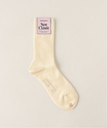 NOBLE(ノーブル)/【MARCOMONDE】Basic ribbed socks/ナチュラル