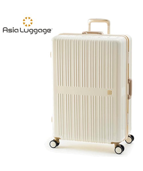 ASIA LUGGAGE(アジアラゲージ)/アジアラゲージ ドリームライト スーツケース 96L フレームタイプ Dream Light ALI－099－28/ホワイト