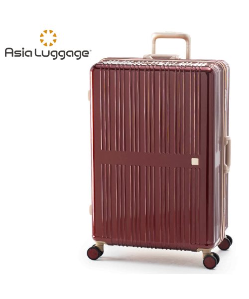 ASIA LUGGAGE(アジアラゲージ)/アジアラゲージ ドリームライト スーツケース 96L フレームタイプ Dream Light ALI－099－28/レッド