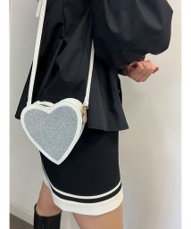 eimy istoire(エイミーイストワール)/heart glitter mini bag/WHITE