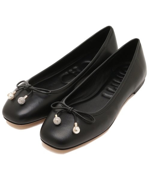 JIMMY CHOO(ジミーチュウ)/ジミーチュウ バレエシューズ フラットシューズ エルメフラット ブラック レディース JIMMY CHOO ELMEFLAT NAP/その他