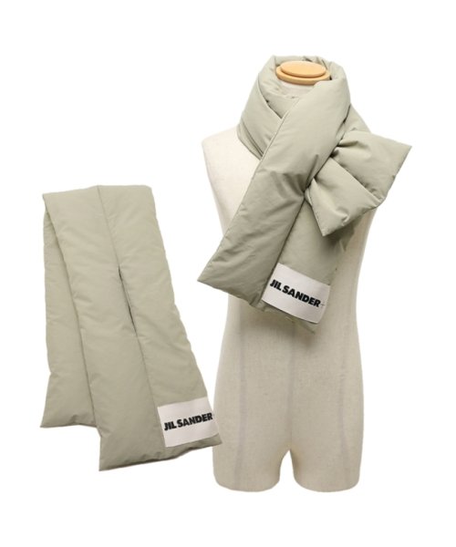 ジルサンダー マフラー ダウンスカーフ メンズ レディース グレー ユニセックス JIL SANDER J40TE0002 J74276 330 JIL SANDER ジルサンダー マフラー ダウンスカーフ メンズ レディース グレー ユニセックス J40TE0002 J74276