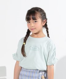 SHOO・LA・RUE(Kids) /【110－140cm】ギャザー袖ラメプリントTシャツ/505865448