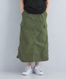green label relaxing(グリーンレーベルリラクシング)/【別注】＜WILD THINGS＞PARACHUTE パラシュート スカート/OLIVE