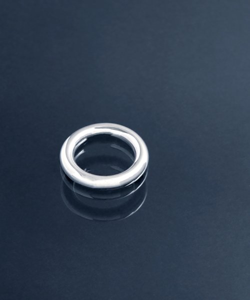 MAISON mou(メゾンムー)/【YArKA/ヤーカ】circle thick bar simple ring  [ngg]/4mm丸幅シンプルリング/シルバー