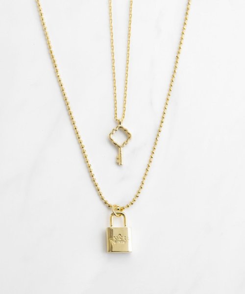 TOCCA(TOCCA)/HAPPY KEY LAYERD NECKLACE ネックレス/ゴールド系