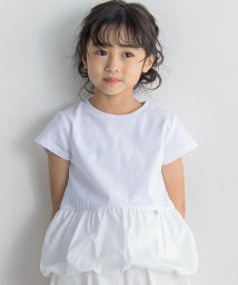 BeBe Petits Pois Vert/タフタ切り替えバルーンTシャツ(95~150cm)/505869638