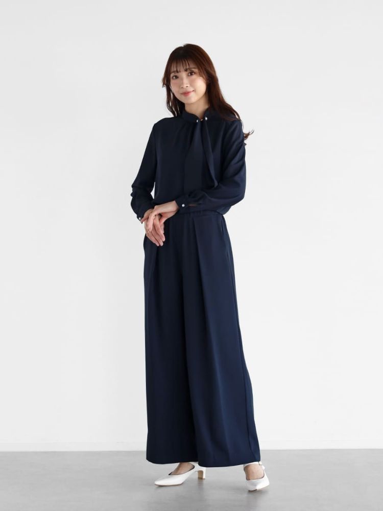 ペイント ボウタイ プリーツ セットアップ 上下 【公式通販】 ペイント ボウタイ プリーツ セットアップ 上下 【公式通販】